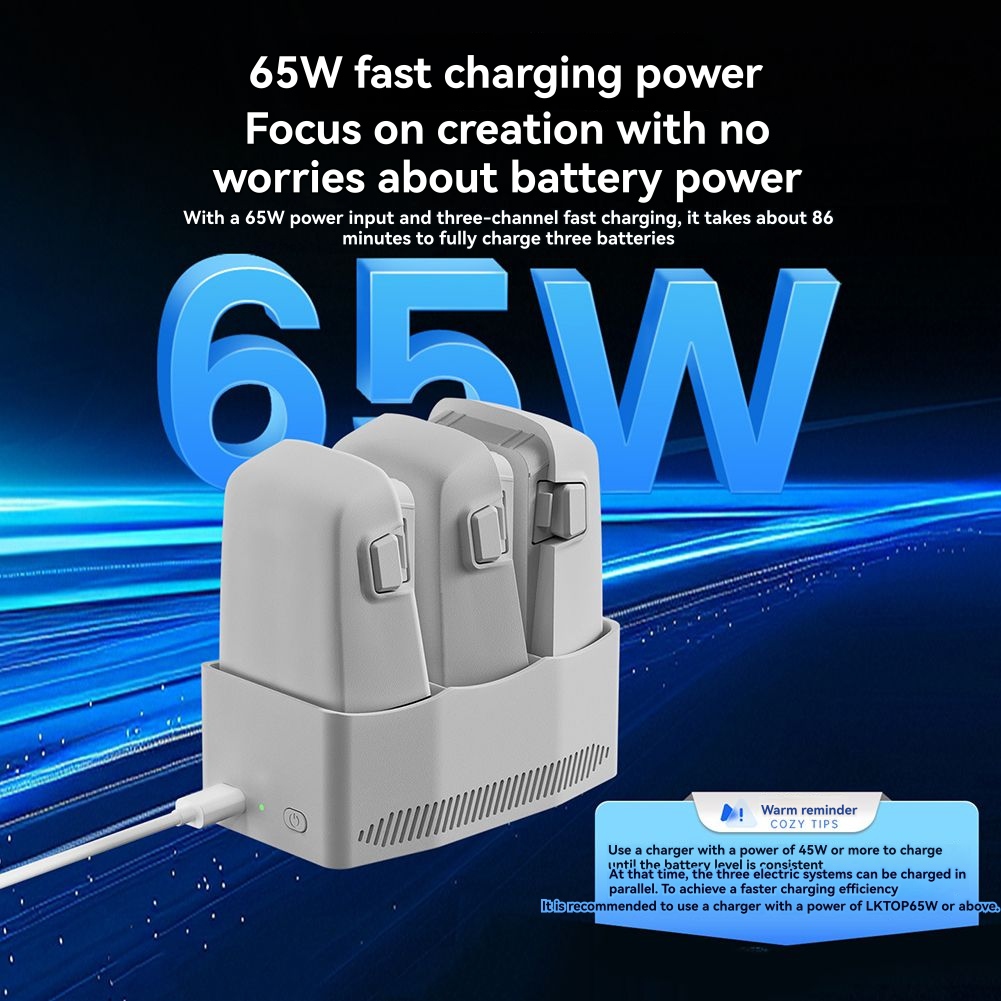 DTC5 65W Battery Charge Manage - Drone Charging Hub incelemesi ve fiyatı
