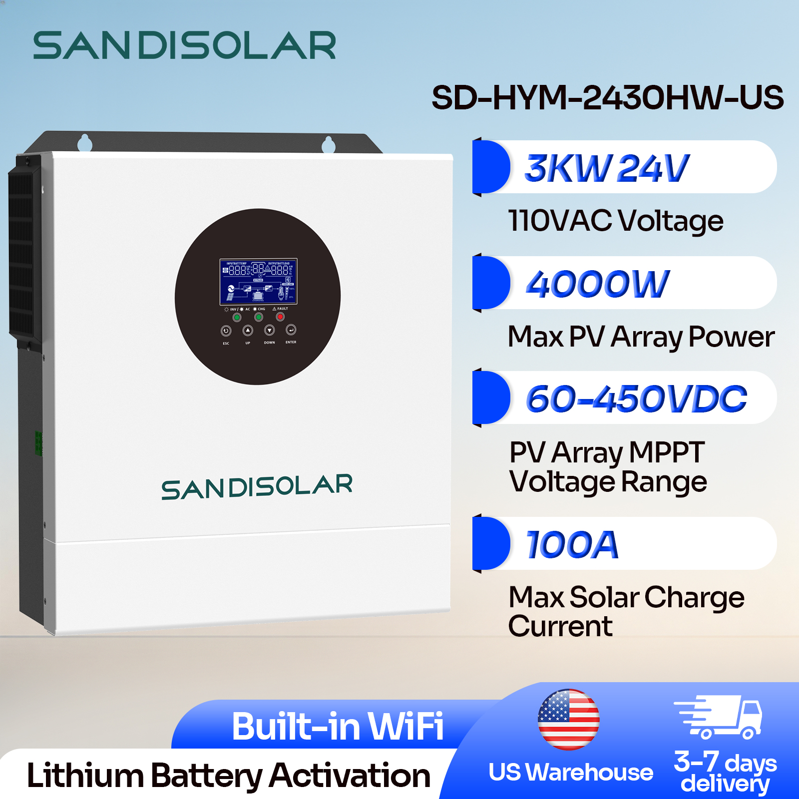 SANDISOLAR 3KW Hybrid Solar In - Drone Solar Charger incelemesi ve fiyatı