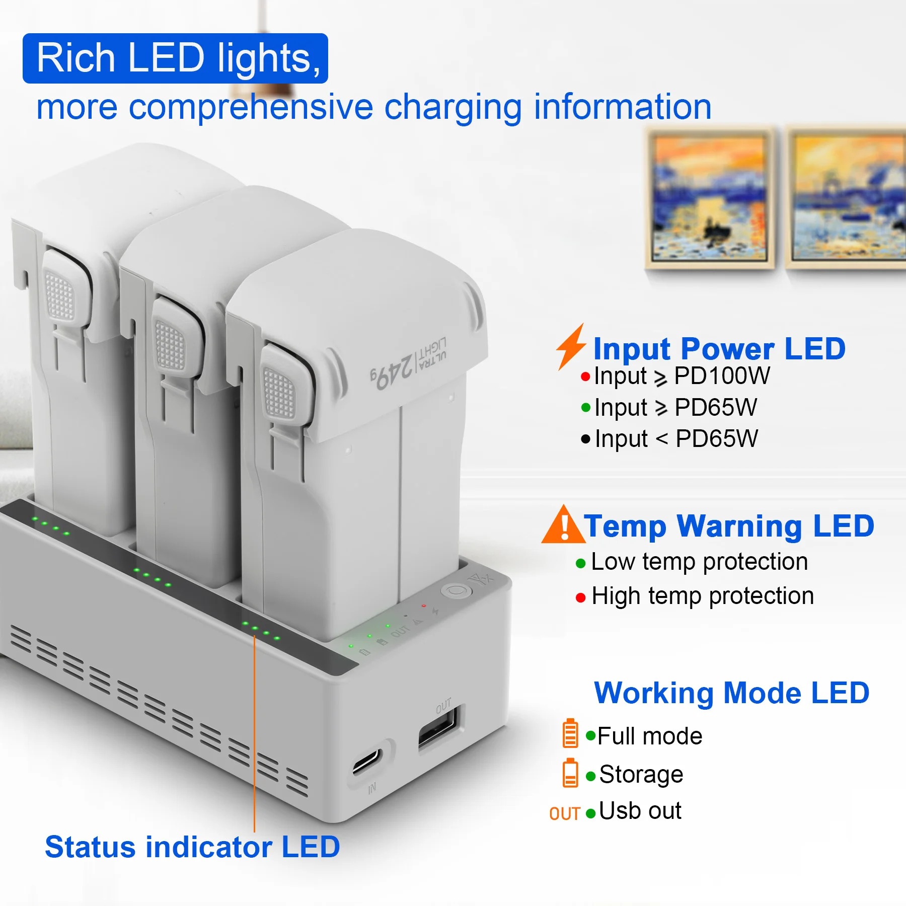 For DJI LITO 1/X1 Drone Batter - Drone Charging Hub incelemesi ve fiyatı