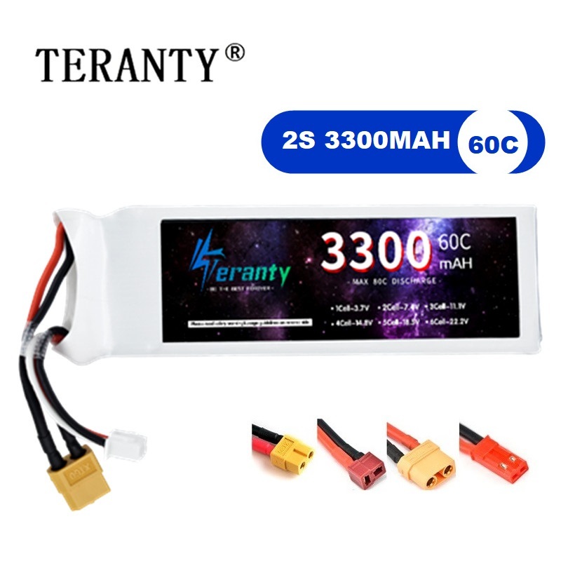 2S 7.4V LiPo Battery 3300mAh 6 - Drone Battery Adapter incelemesi ve fiyatı