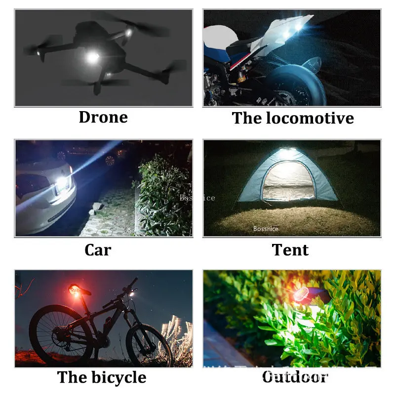 1/2Pcs Wireless LED Strobe Lig - Drone Strobe Light incelemesi ve fiyatı
