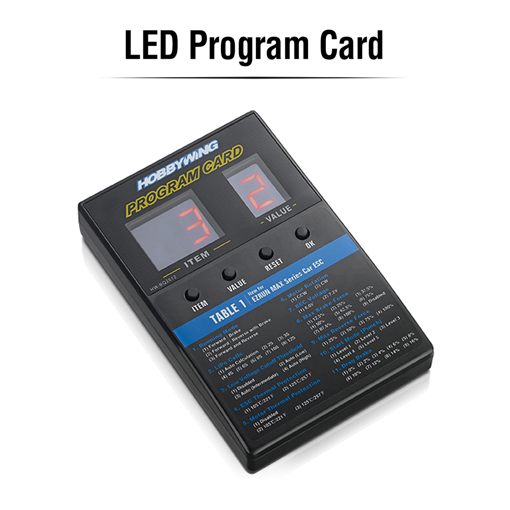 HOBBYWING Program Card LCD/LED - Drone Beacon Light incelemesi ve fiyatı