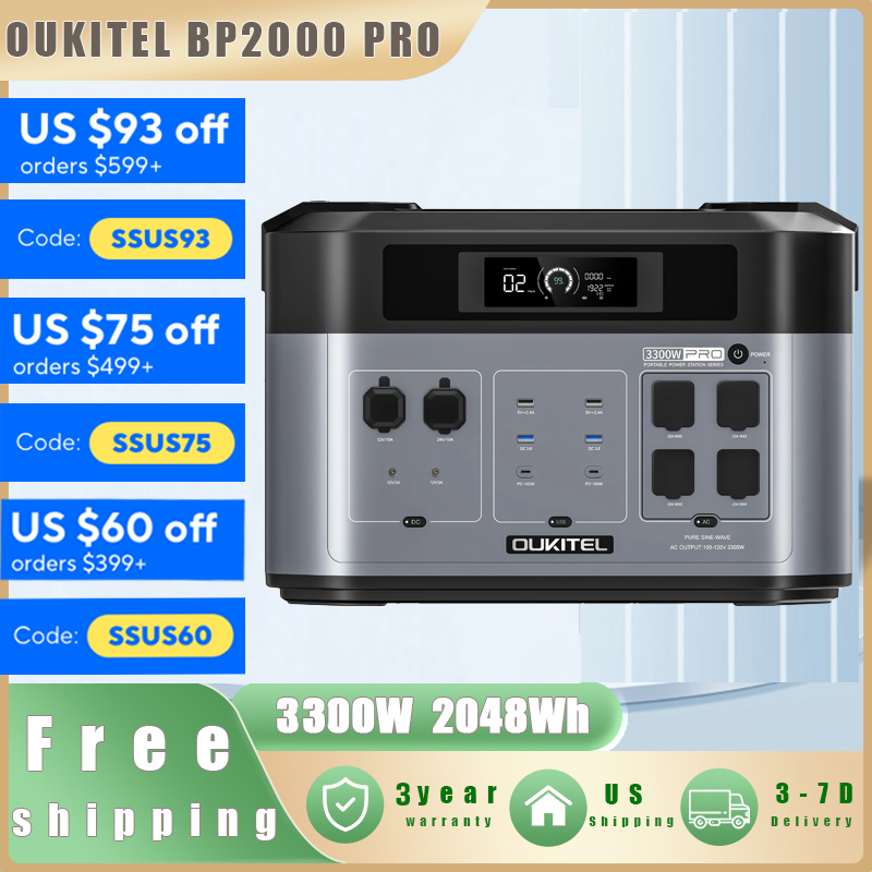 OUKITEL BP2000 PRO Portable Po - Drone Solar Charger incelemesi ve fiyatı