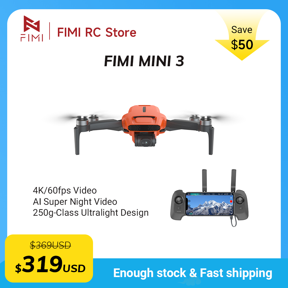 FIMI MINI 3 Camere drone 4K 60 - Drone Remote Controller Lanyard incelemesi ve fiyatı